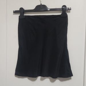 Bandier - Sincerly Jules black mini short silk skirt size xxs